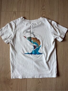 Buck Brothers White Fishing Graphic Tee
